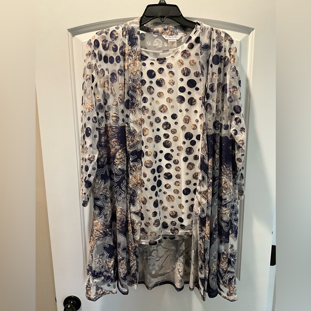 Allison Daley PLUS 2pc top set 2X